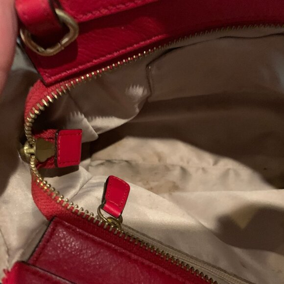 Vintage Red Coach Purse - Small - Picture 5 of 6